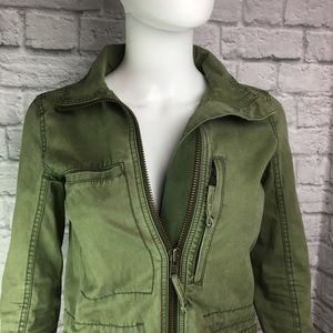 Madewell Nordstrom Fleet Military Jacket Green